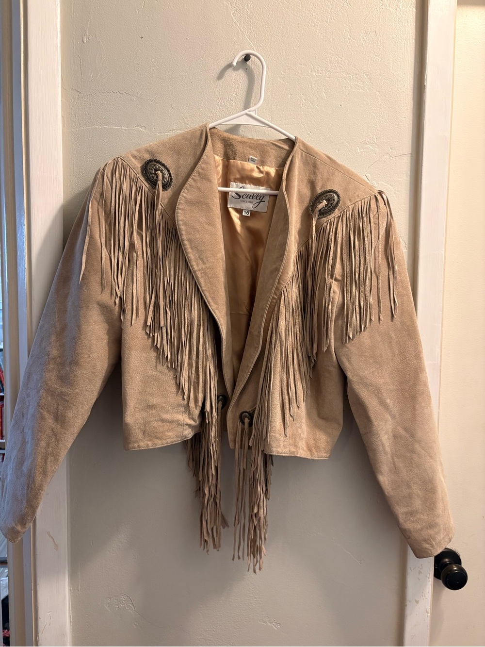 Scully Vintage Leather Fringe Jacket